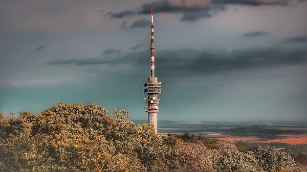 Pécs TV Tower & Mecsek Hills